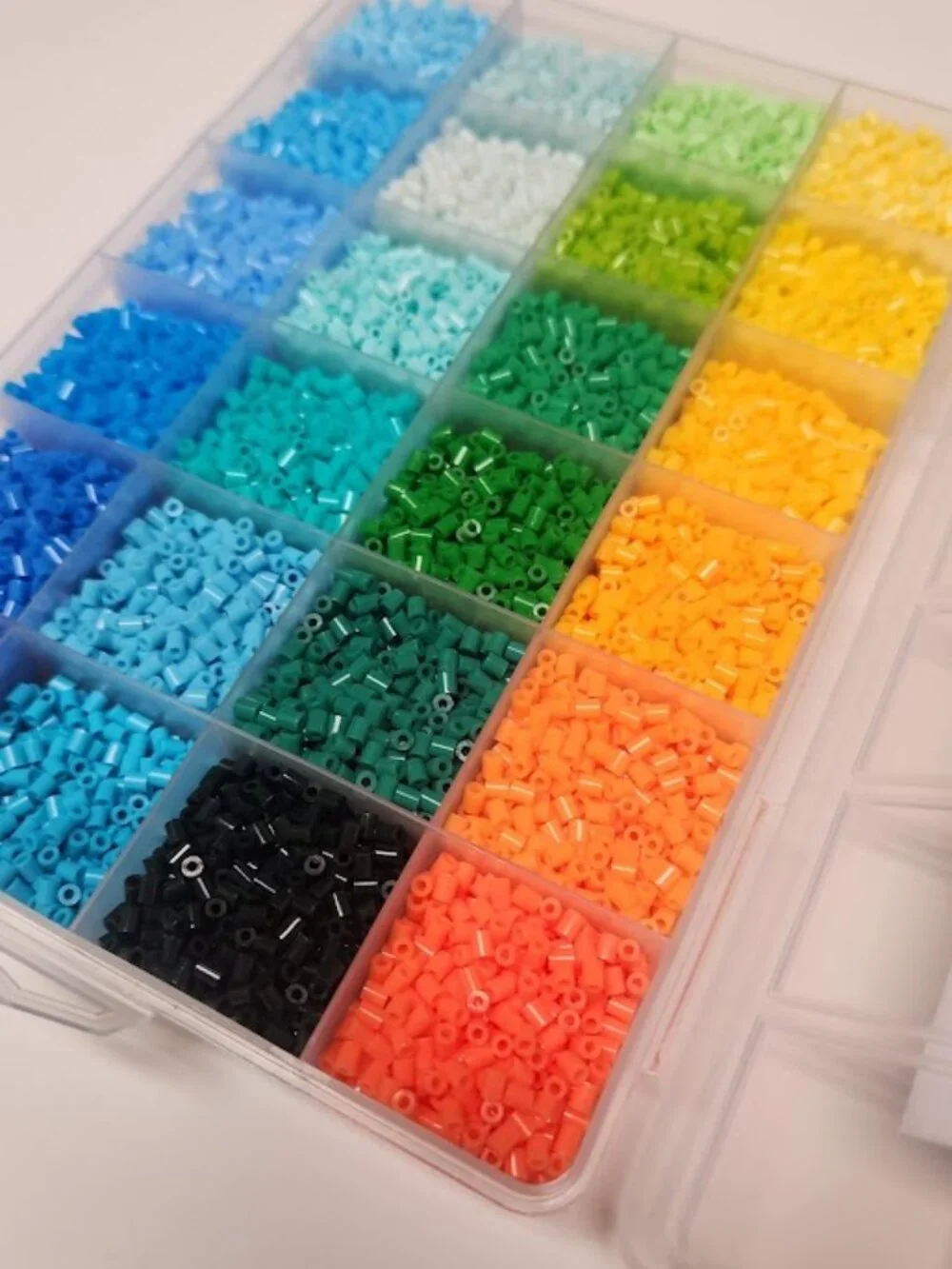 Mini Fuse Beads Kit 12,000 Beads 2.6mm in 24 Colors Craft Supplies Crafting Set